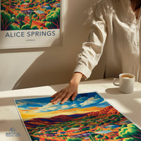 Alice Springs Poster - Australia Wall Art