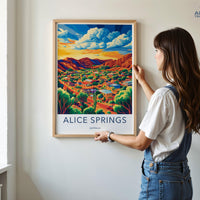 Alice Springs Poster - Australia Wall Art
