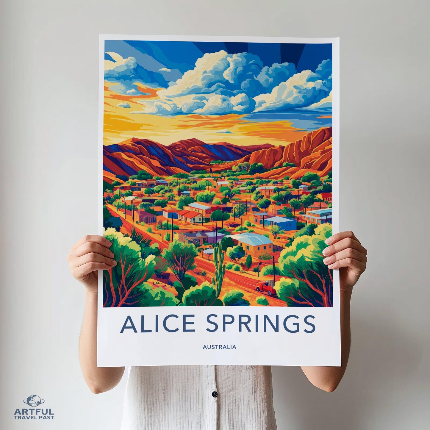 Alice Springs Poster - Australia Wall Art