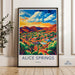 Alice Springs Poster - Australia Wall Art