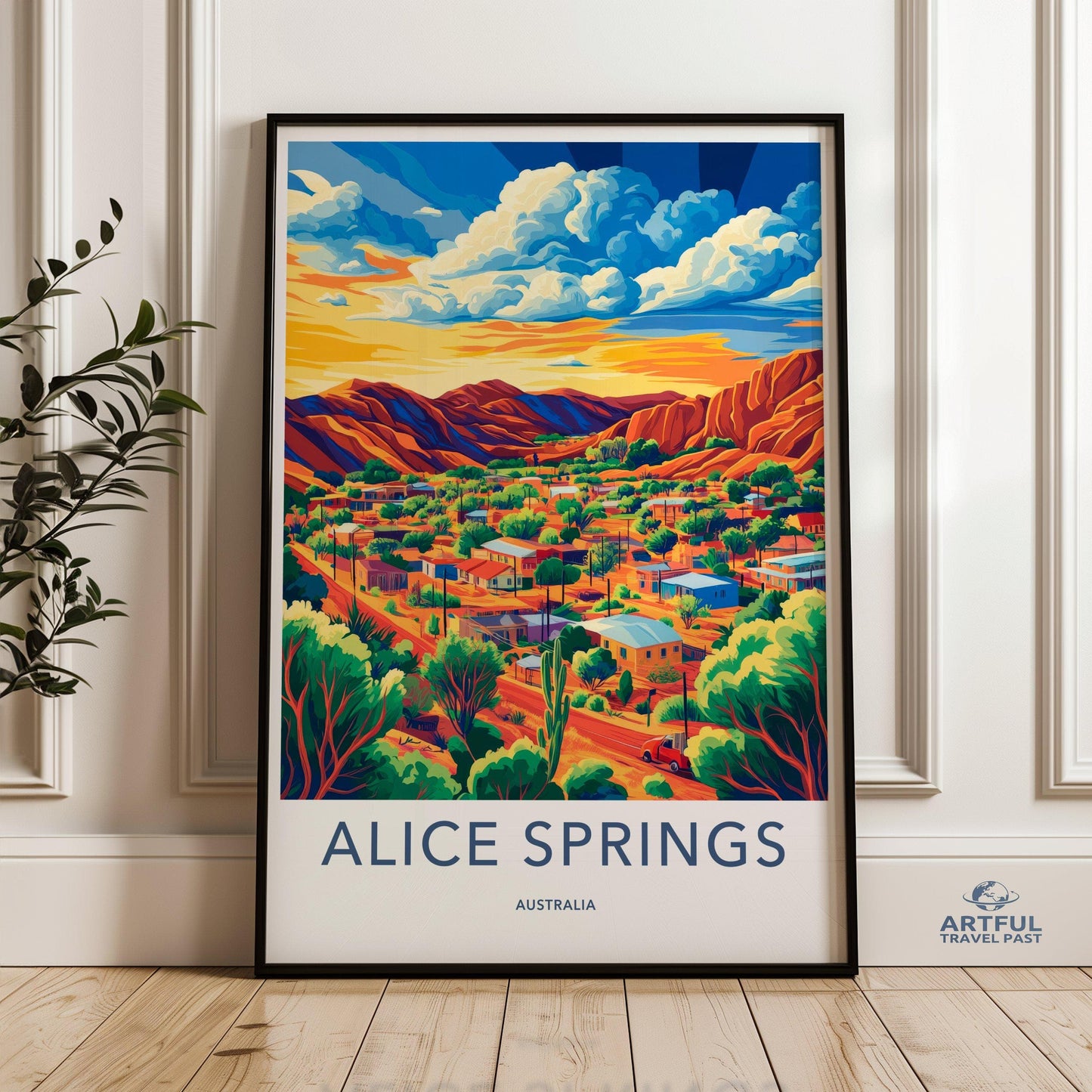 Alice Springs Poster - Australia Wall Art
