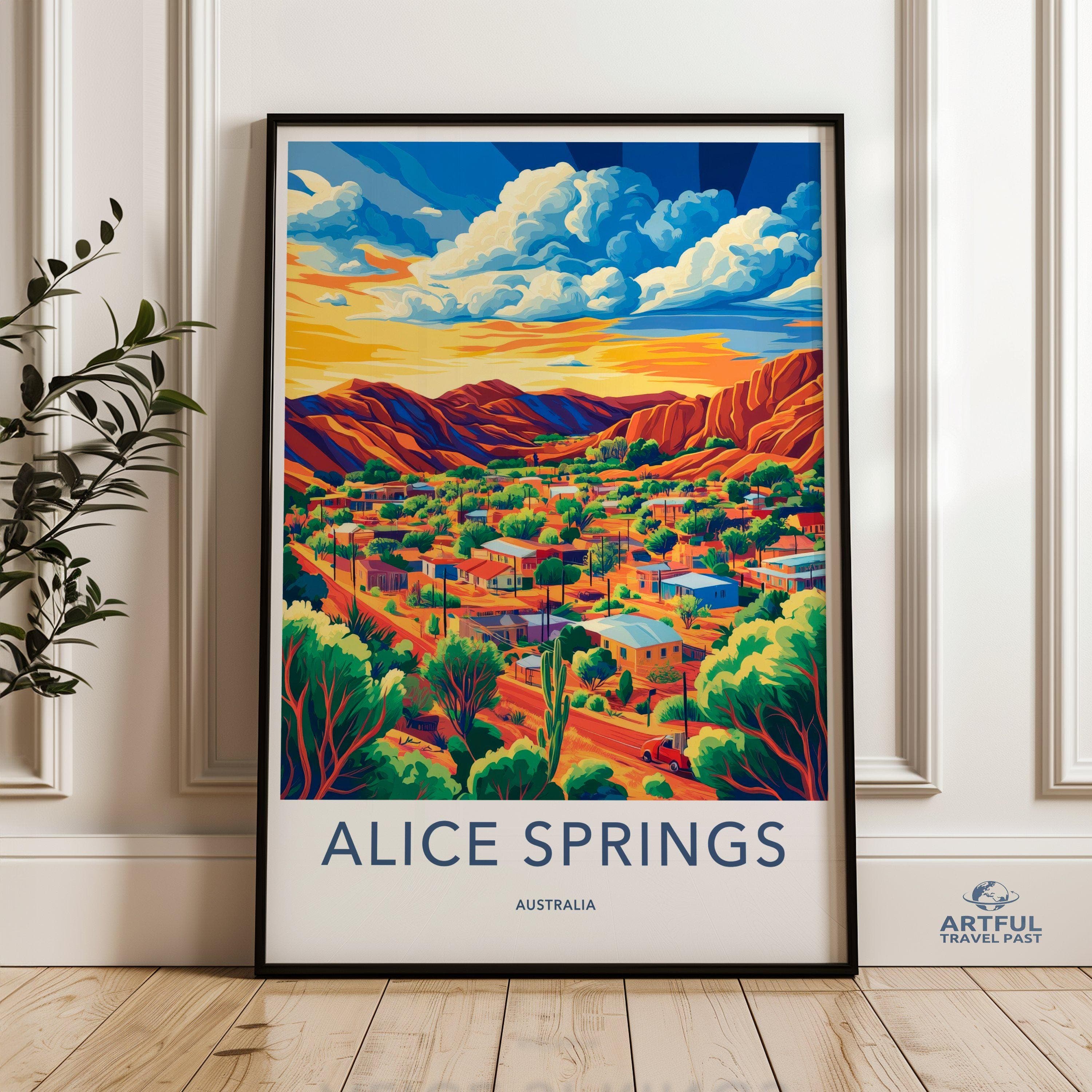 Alice Springs Poster - Australia Wall Art