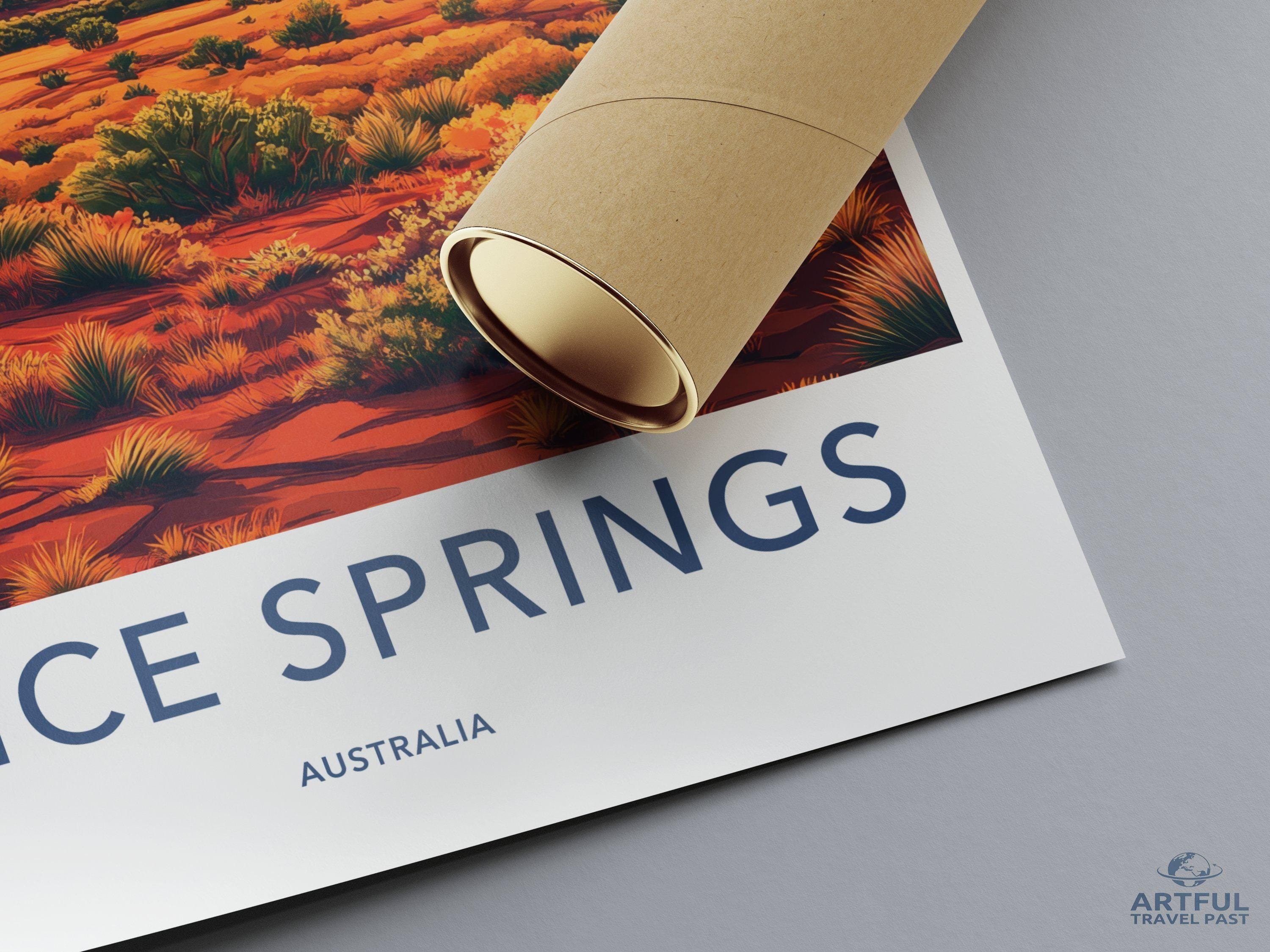 Alice Springs Poster - Australia Wall Art