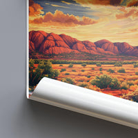 Alice Springs Poster - Australia Wall Art