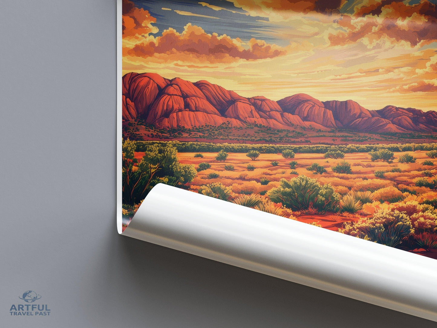 Alice Springs Poster - Australia Wall Art