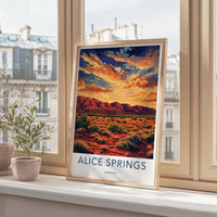 Alice Springs Poster - Australia Wall Art