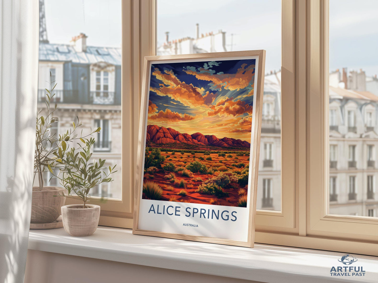 Alice Springs Poster - Australia Wall Art