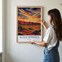 Alice Springs Poster - Australia Wall Art