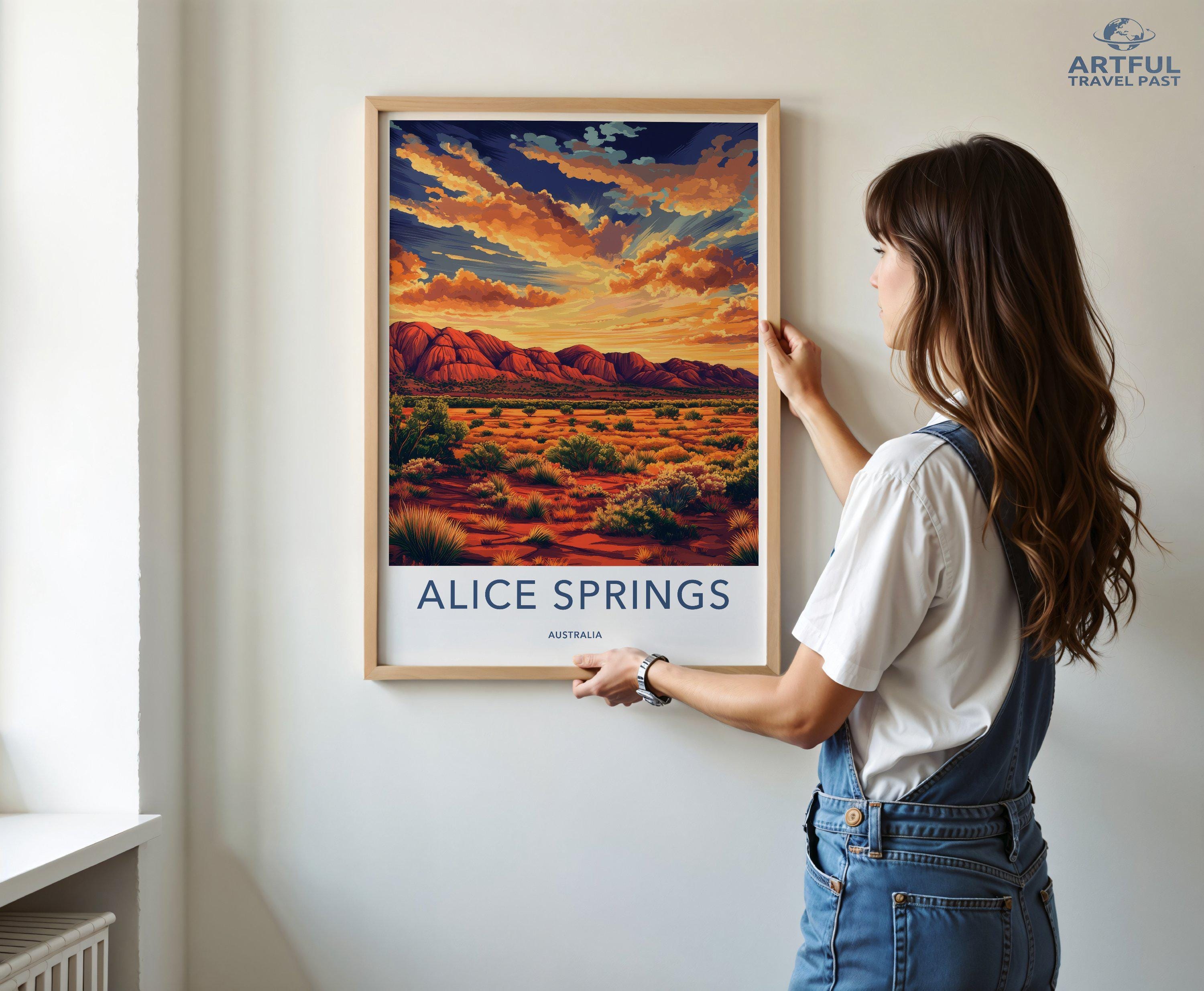 Alice Springs Poster - Australia Wall Art