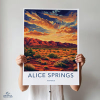Alice Springs Poster - Australia Wall Art