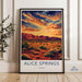 Alice Springs Poster - Australia Wall Art