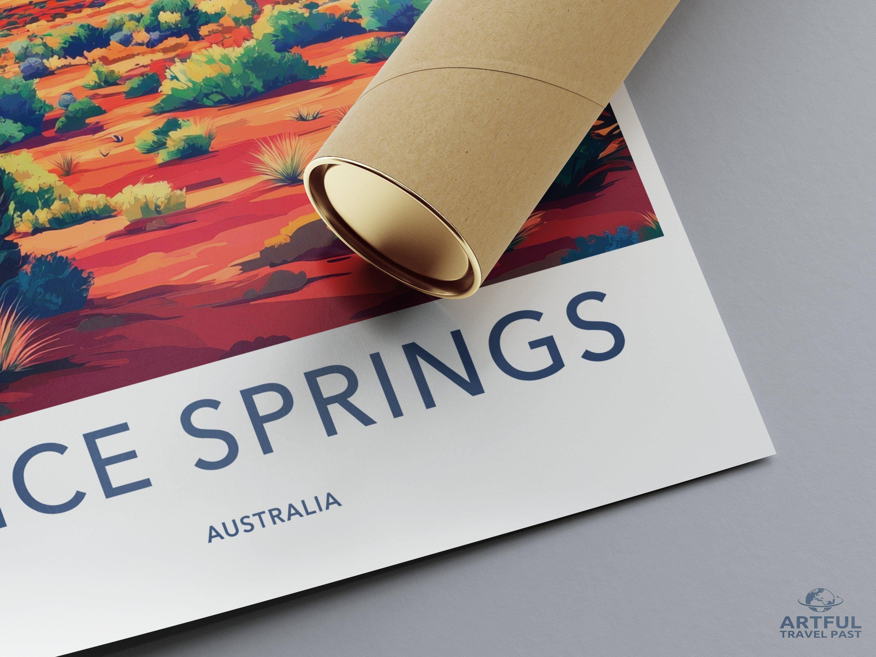 Alice Springs Poster - Australia Wall Art