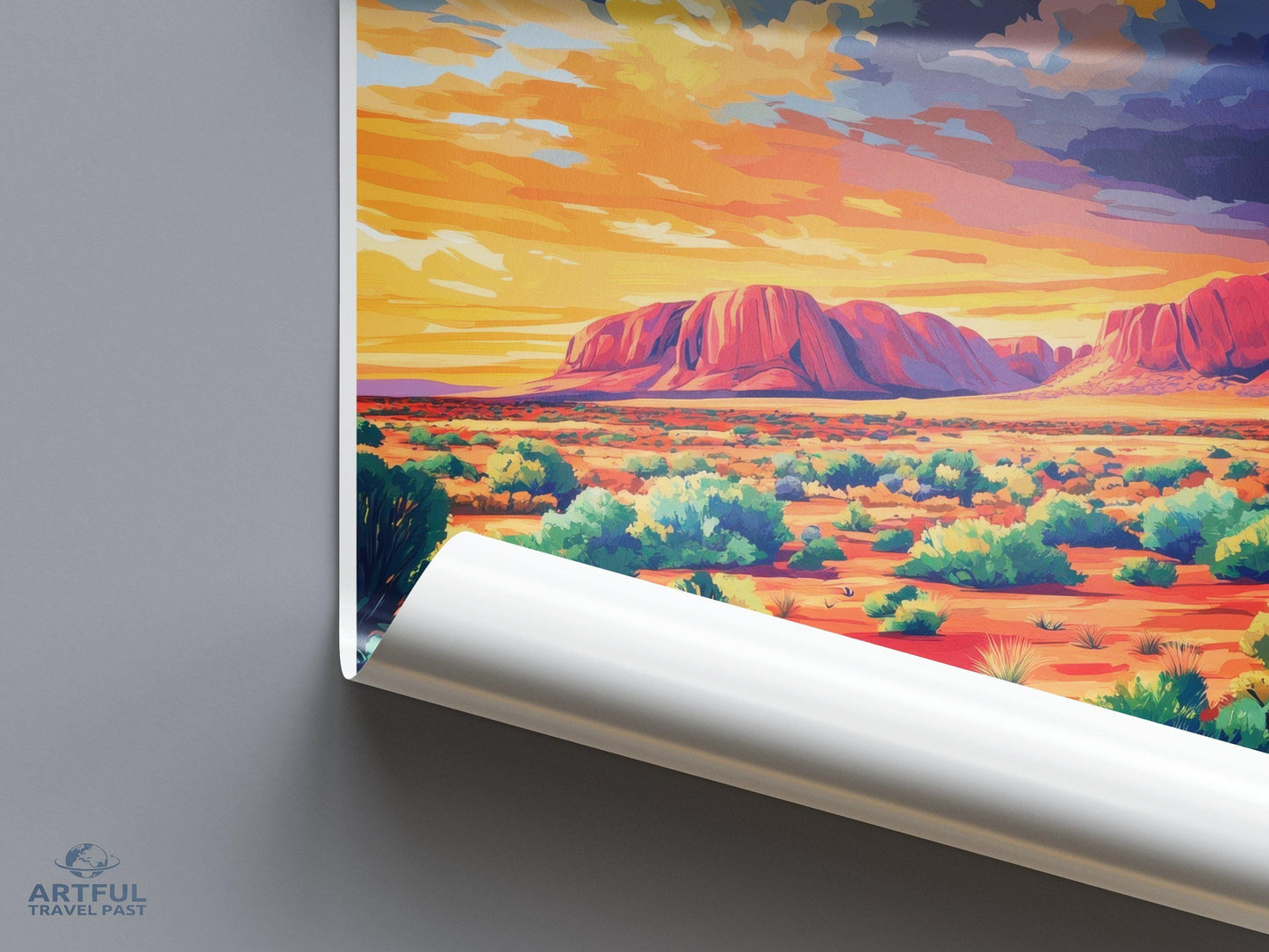 Alice Springs Poster - Australia Wall Art