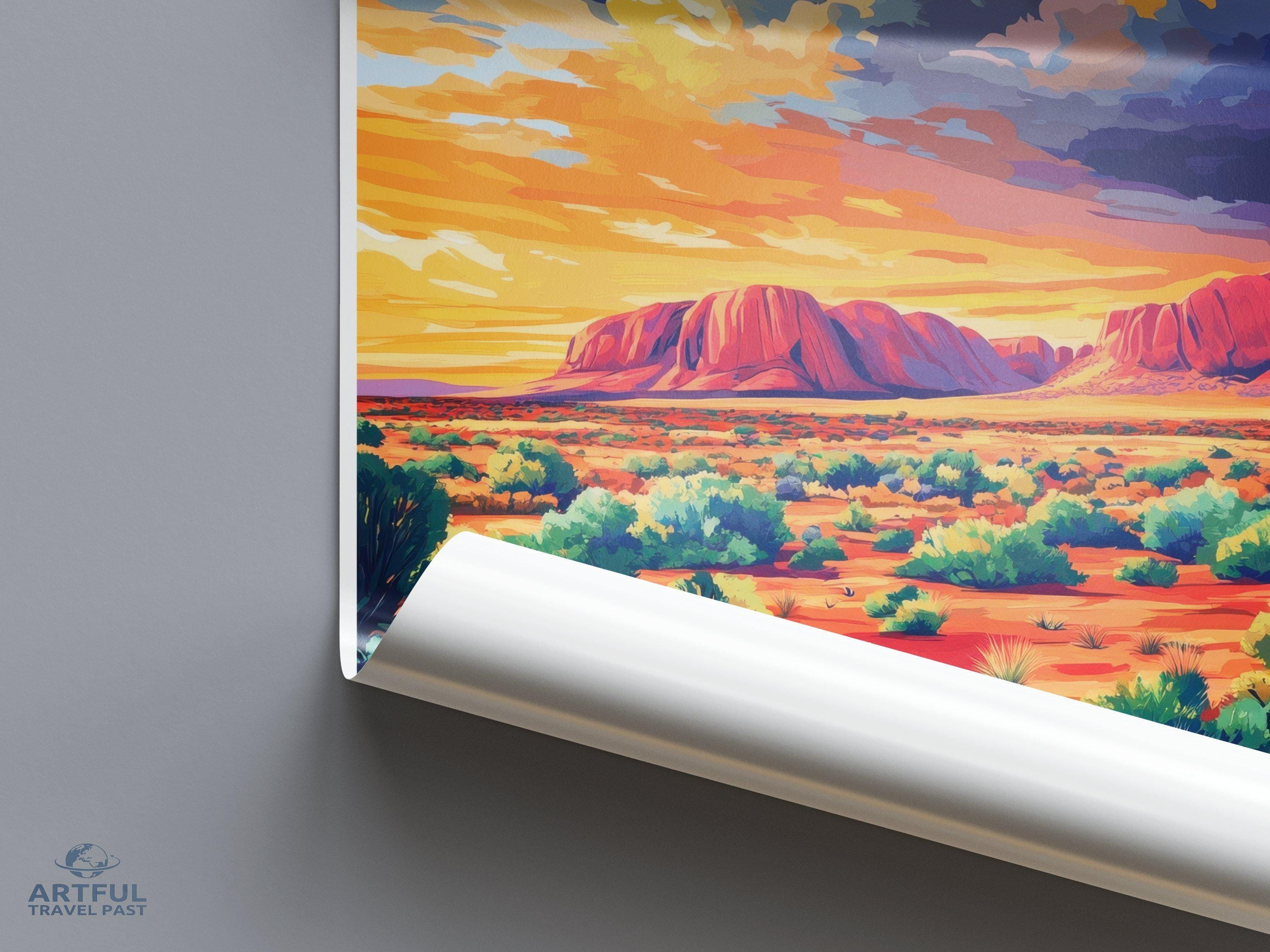 Alice Springs Poster - Australia Wall Art