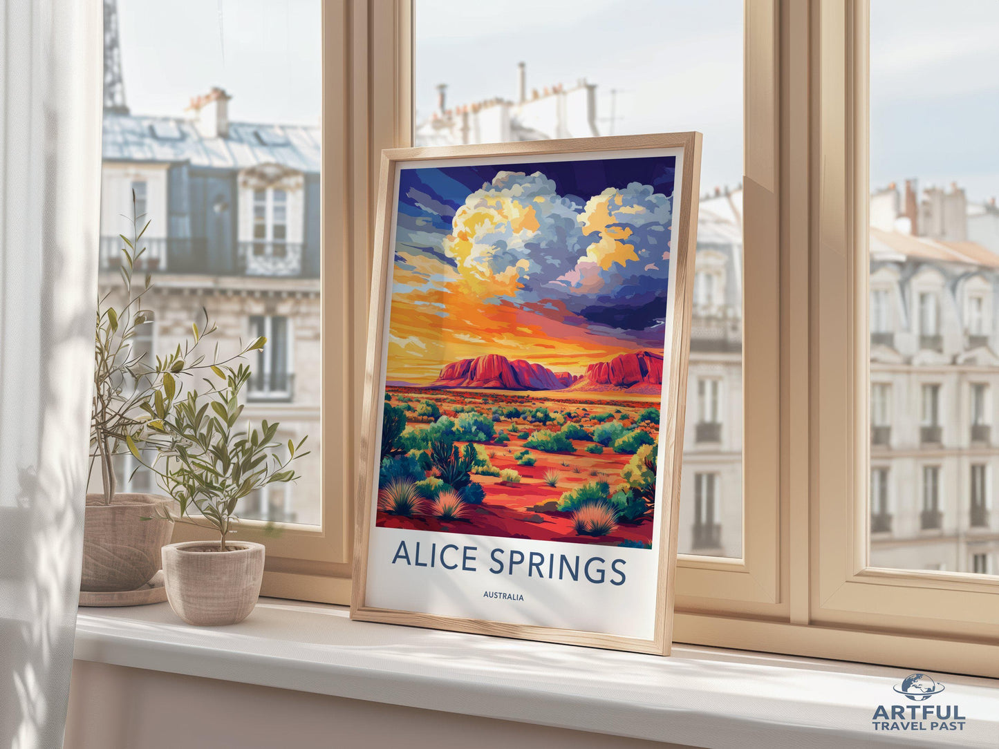 Alice Springs Poster - Australia Wall Art