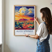 Alice Springs Poster - Australia Wall Art