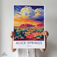 Alice Springs Poster - Australia Wall Art