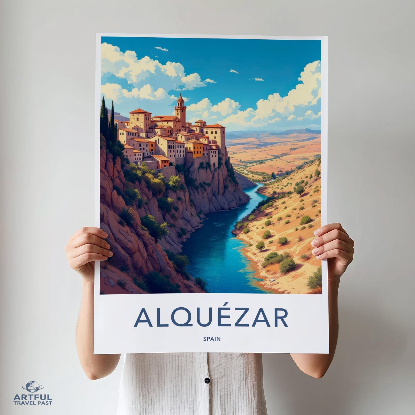 Alquezar Spain Poster