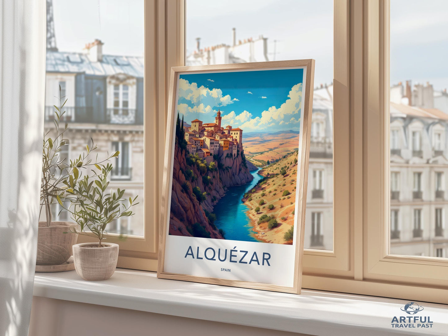 Alquezar Spain Poster