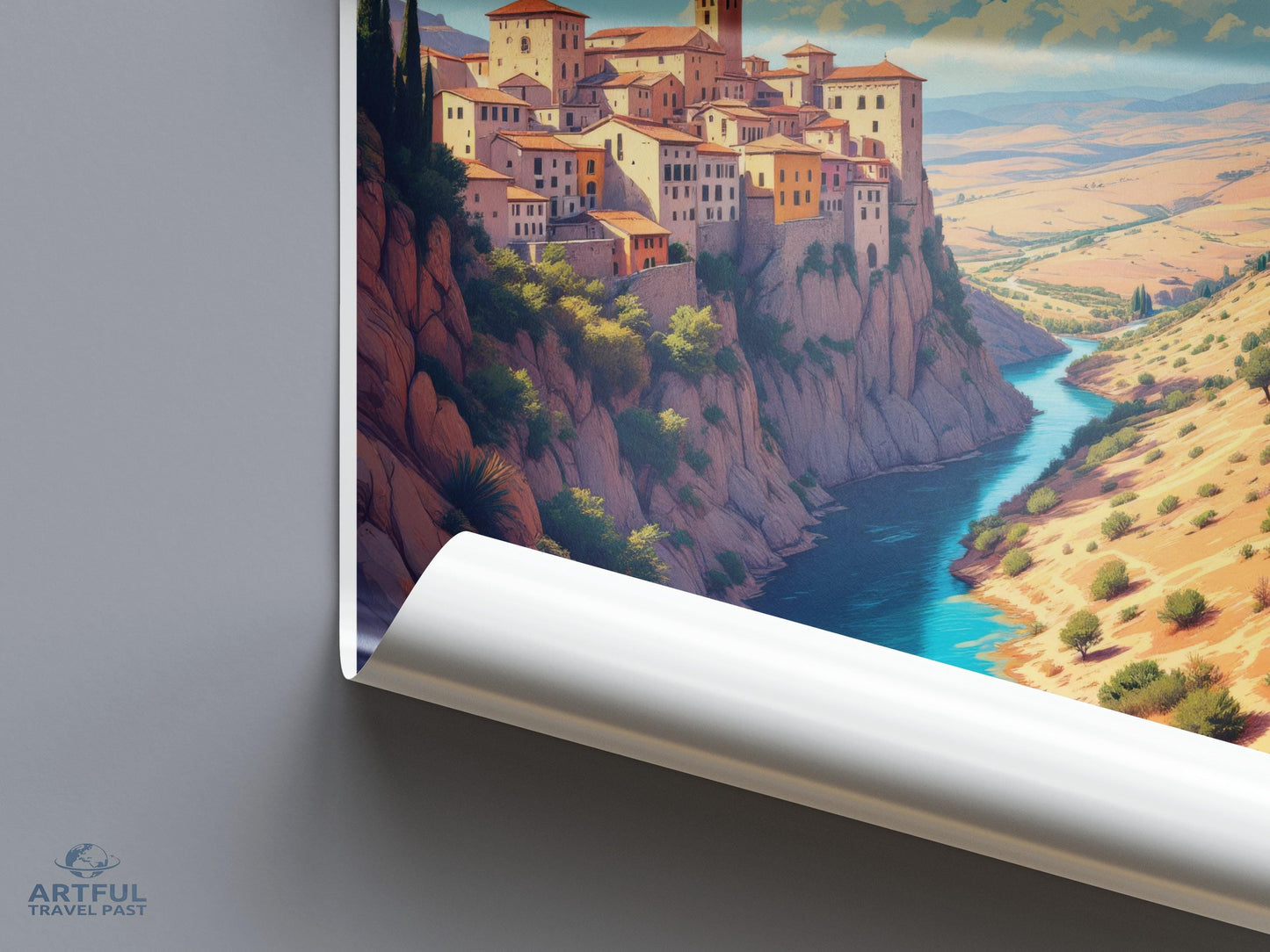 Alquezar Spain Poster