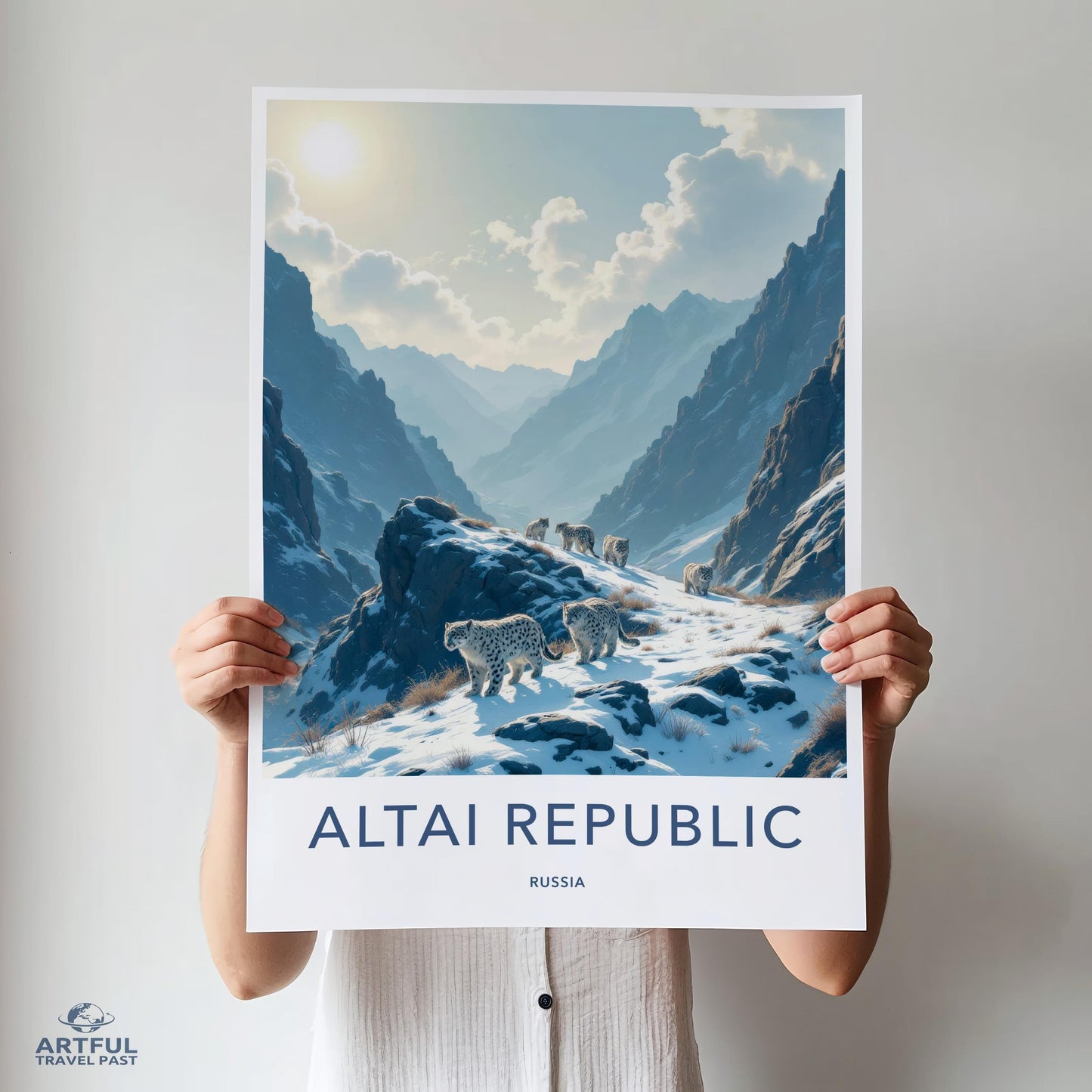 Altai Republic Poster - Russia Travel Art
