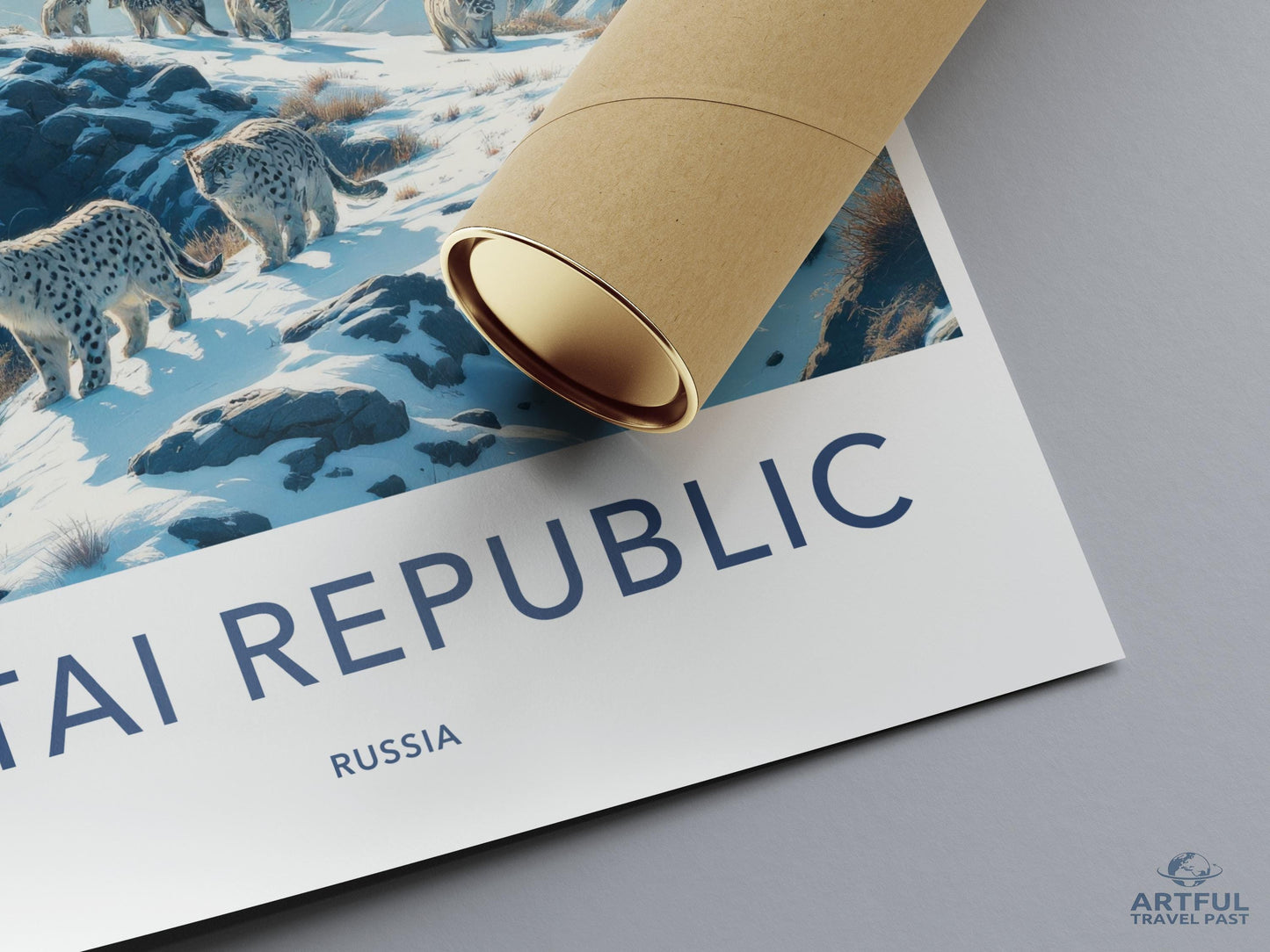 Altai Republic Poster - Russia Travel Art