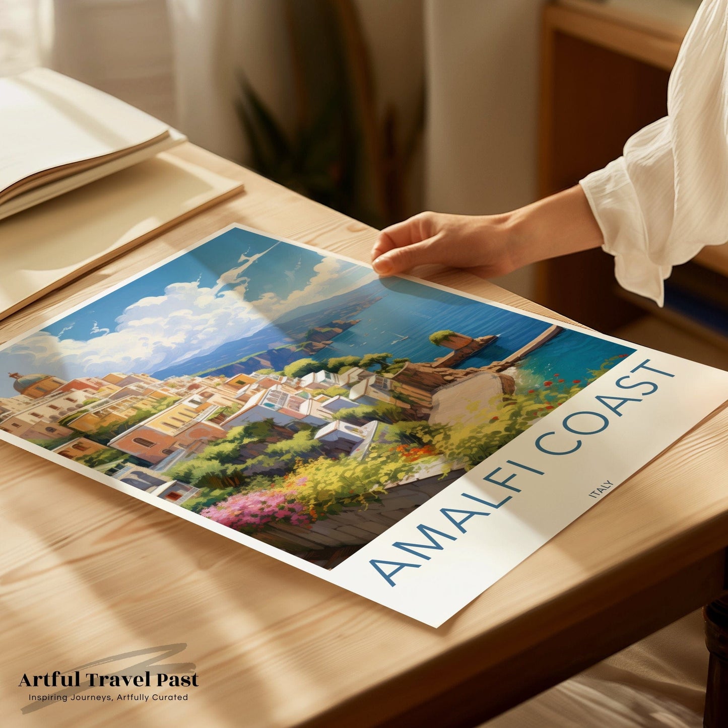 Amalfi Coast Poster | Italian Riviera | Italy Wall Art