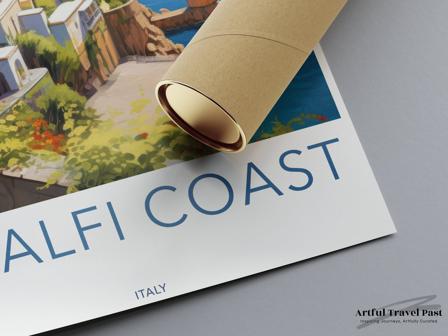 Amalfi Coast Poster | Italian Riviera | Italy Wall Art
