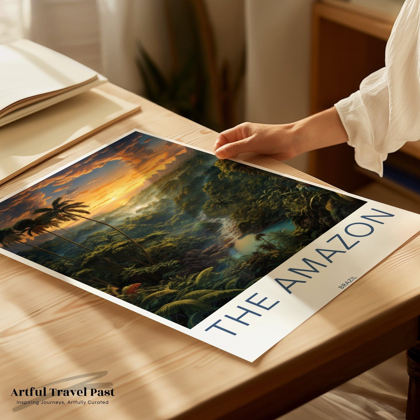 Amazon Rainforest Poster | Brazil Wall Art | South America