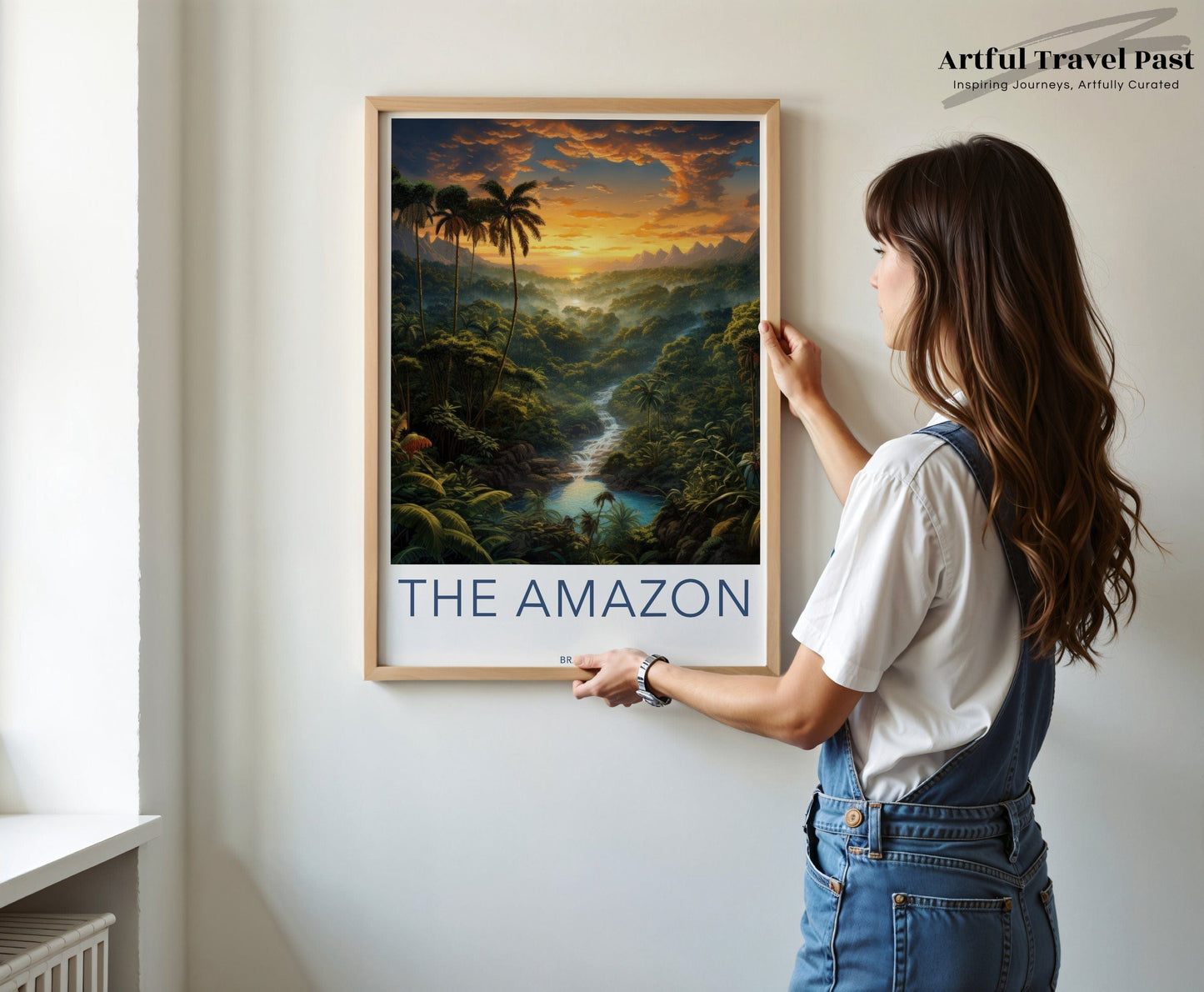 Amazon Rainforest Poster | Brazil Wall Art | South America