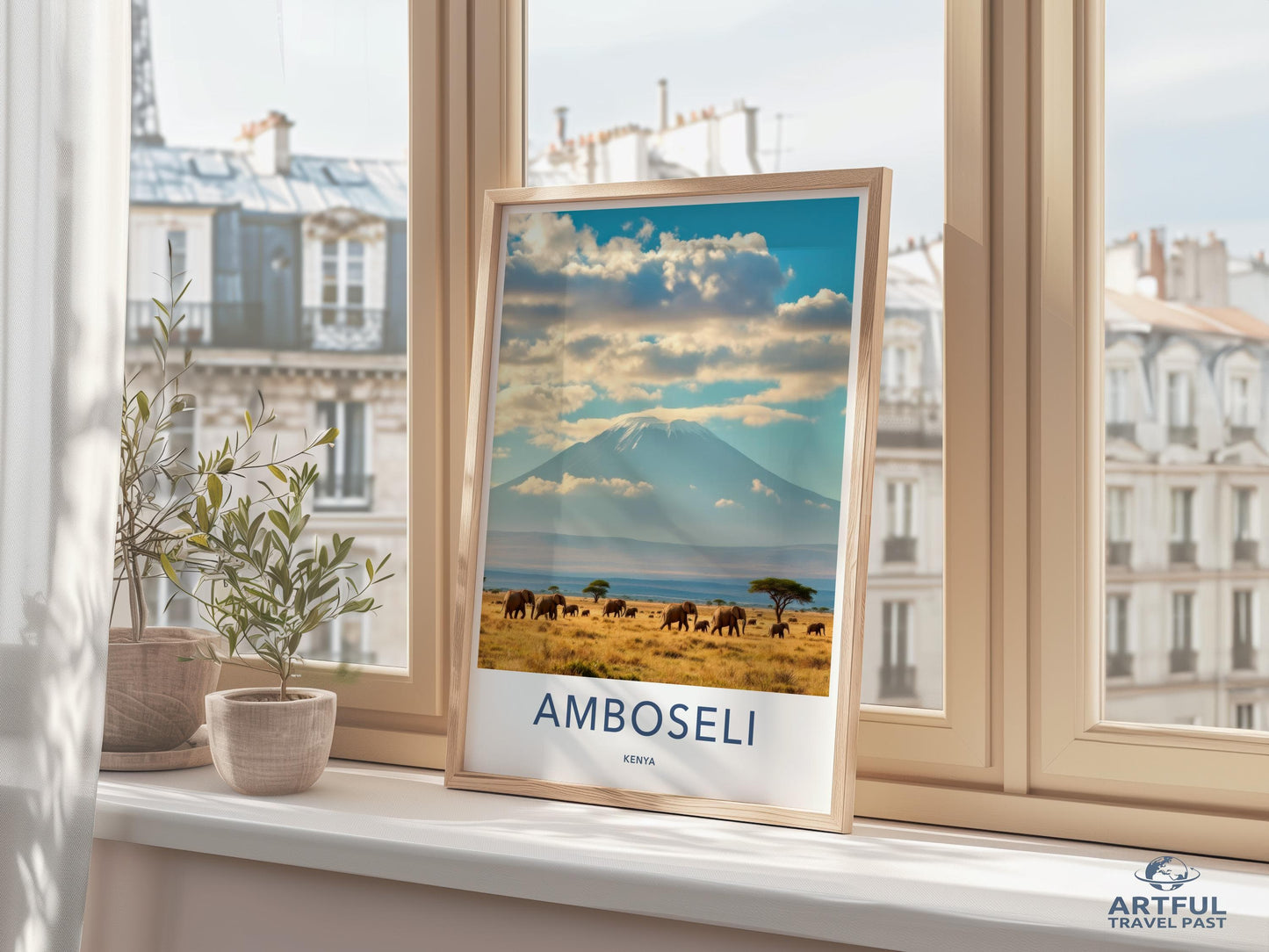 Amboseli Kenya Poster