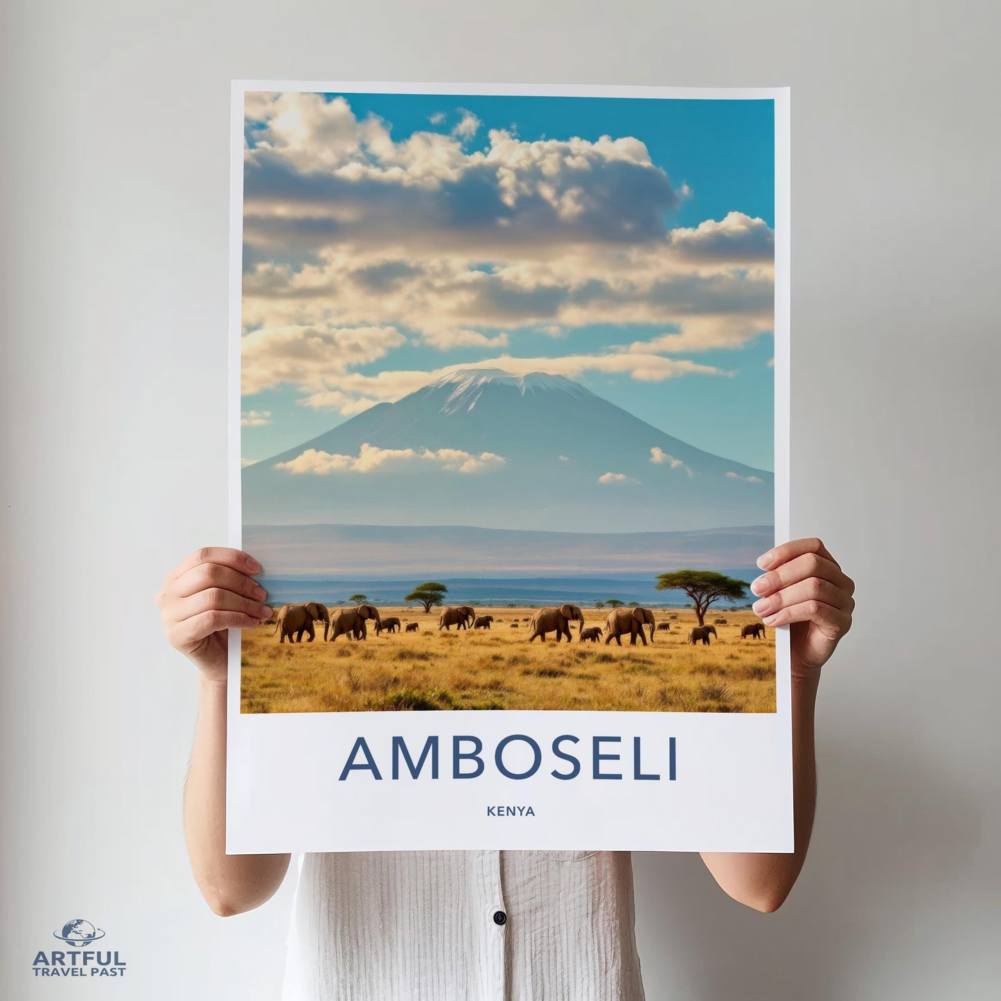 Amboseli Kenya Poster
