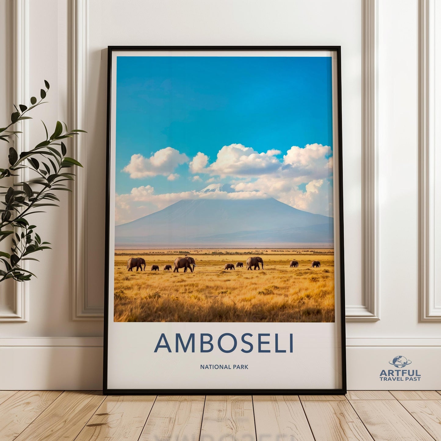 Amboseli National Park Poster