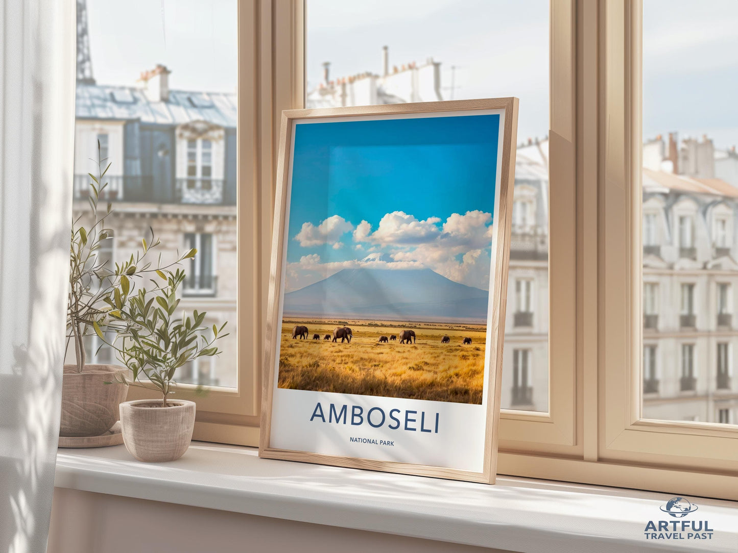 Amboseli National Park Poster
