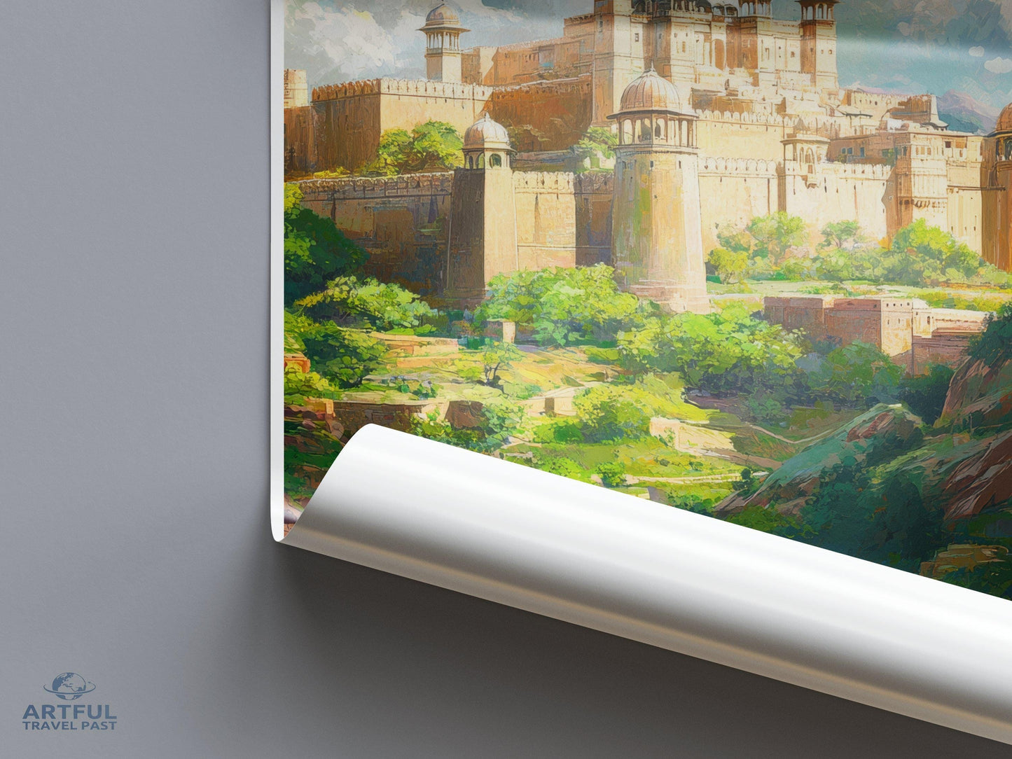 Amer Fort Poster - Jaipur Wall Art