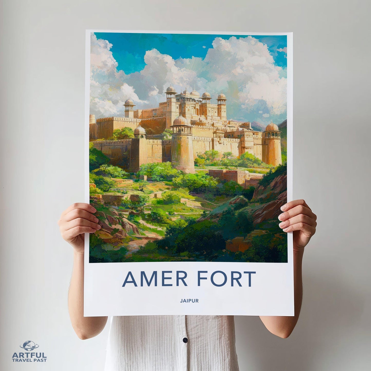 Amer Fort Poster - Jaipur Wall Art