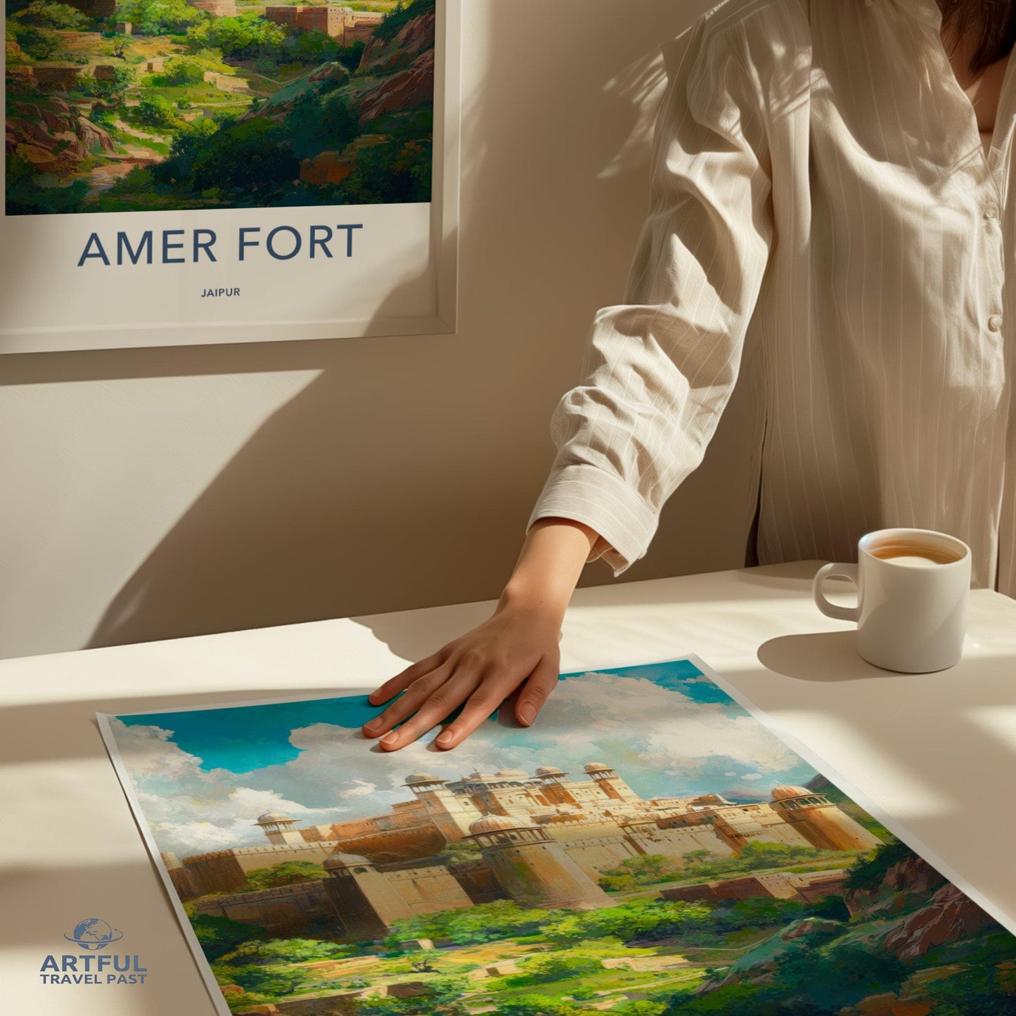 Amer Fort Poster - Jaipur Wall Art