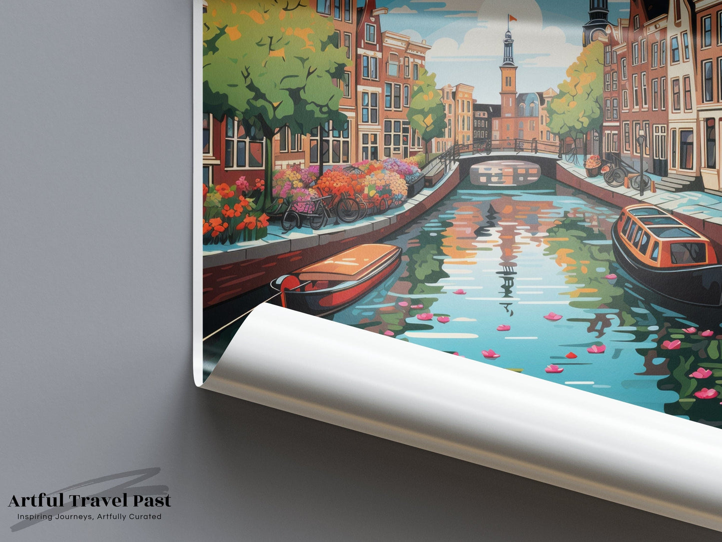 Amsterdam Poster | Netherlands Wall Art | Europe Decor