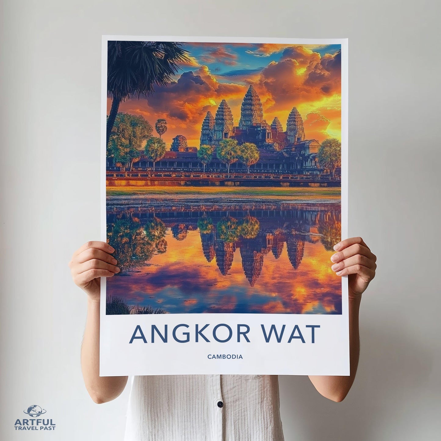 Angkor Wat Poster - Cambodia Wall Art