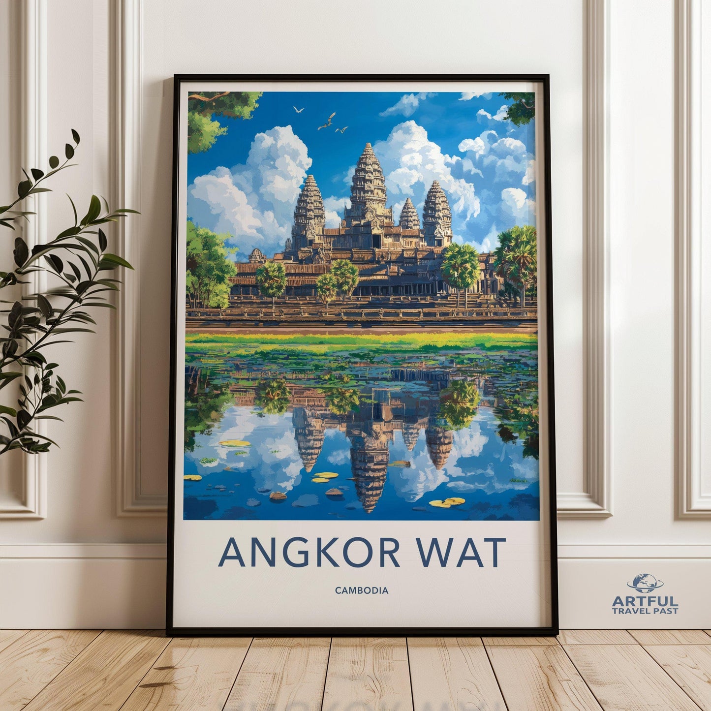Angkor Wat Poster - Cambodia Wall Art