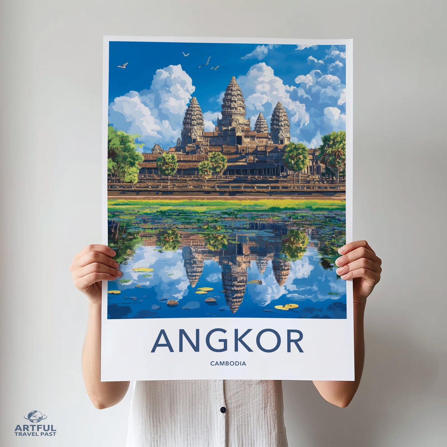 Angkor Wat Poster - Cambodia Wall Art