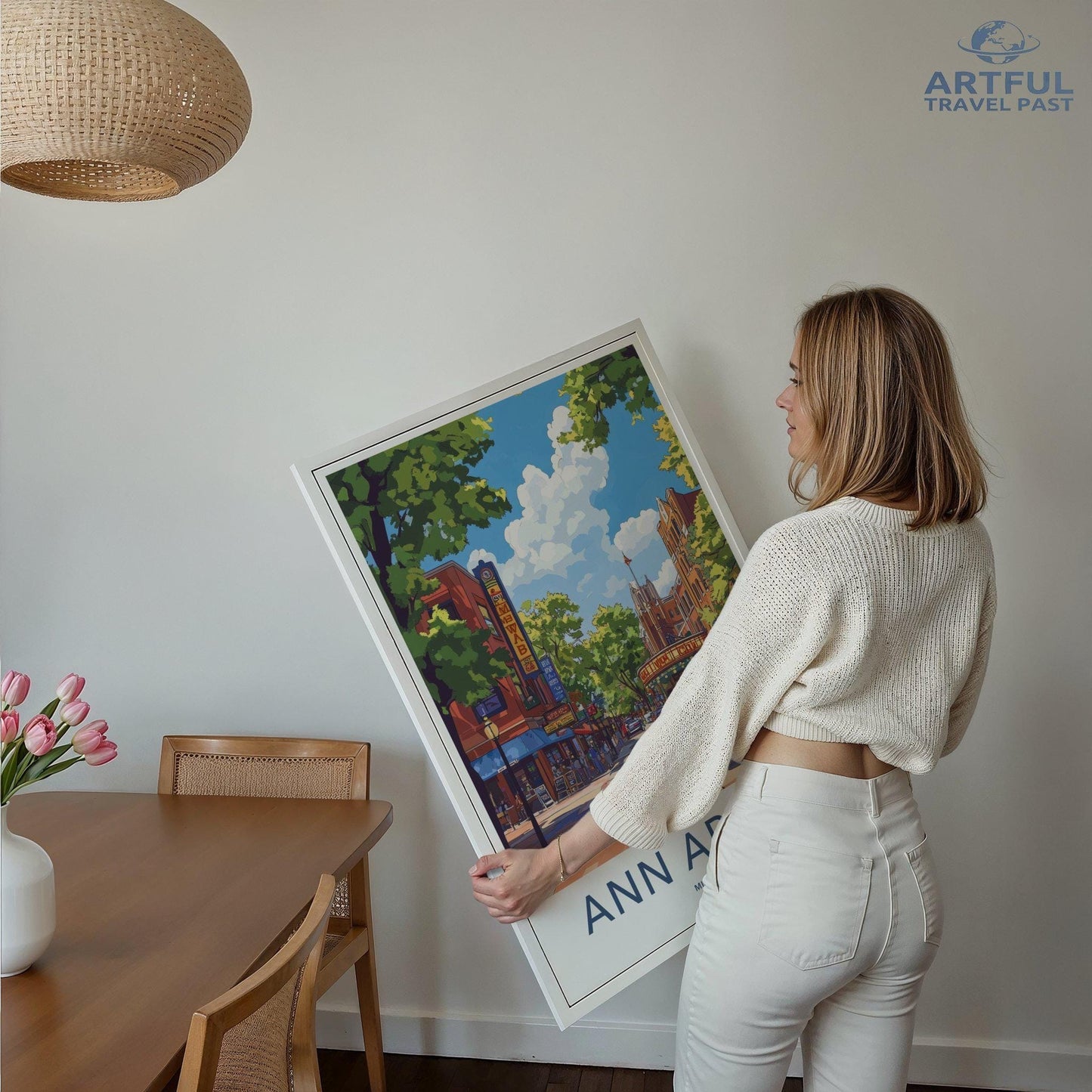 Ann Arbor Poster - Michigan Wall Art