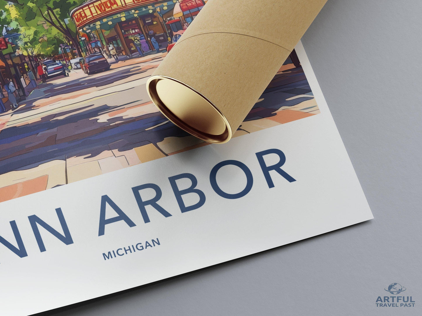 Ann Arbor Poster - Michigan Wall Art