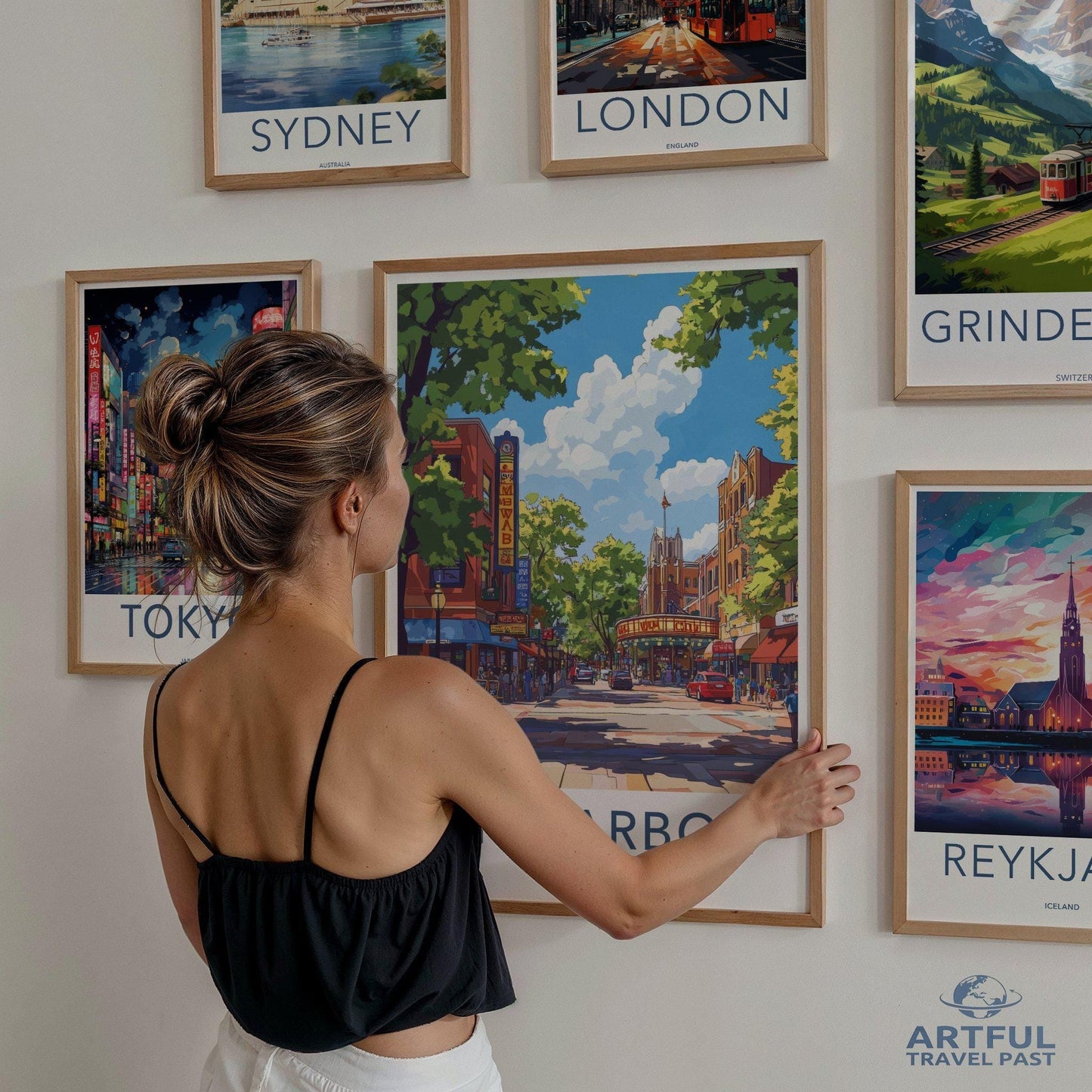 Ann Arbor Poster - Michigan Wall Art