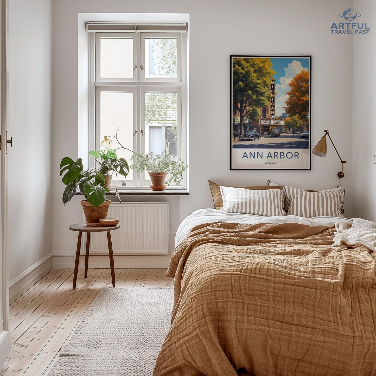 Ann Arbor Poster - Michigan Wall Art