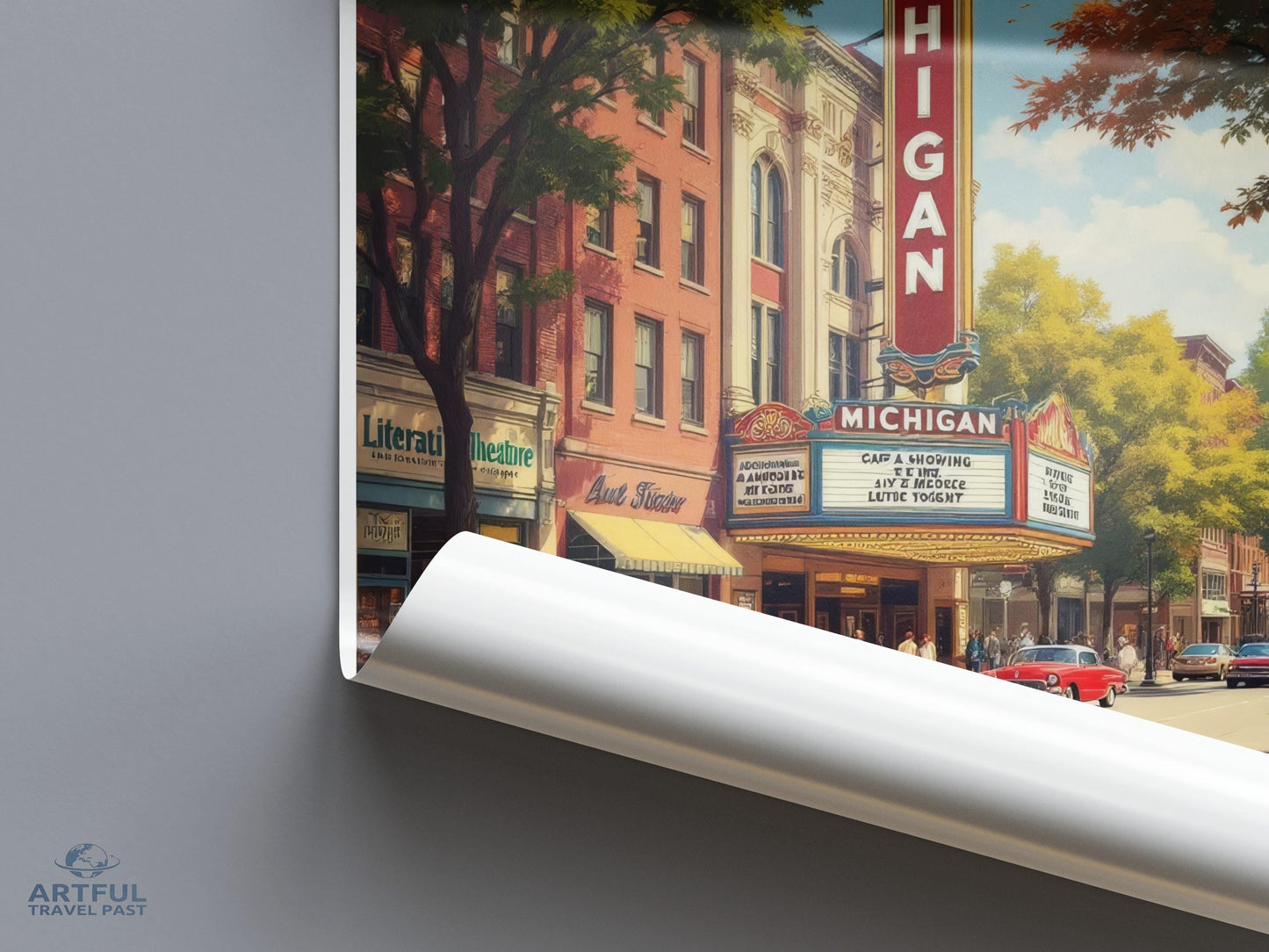 Ann Arbor Poster - Michigan Wall Art