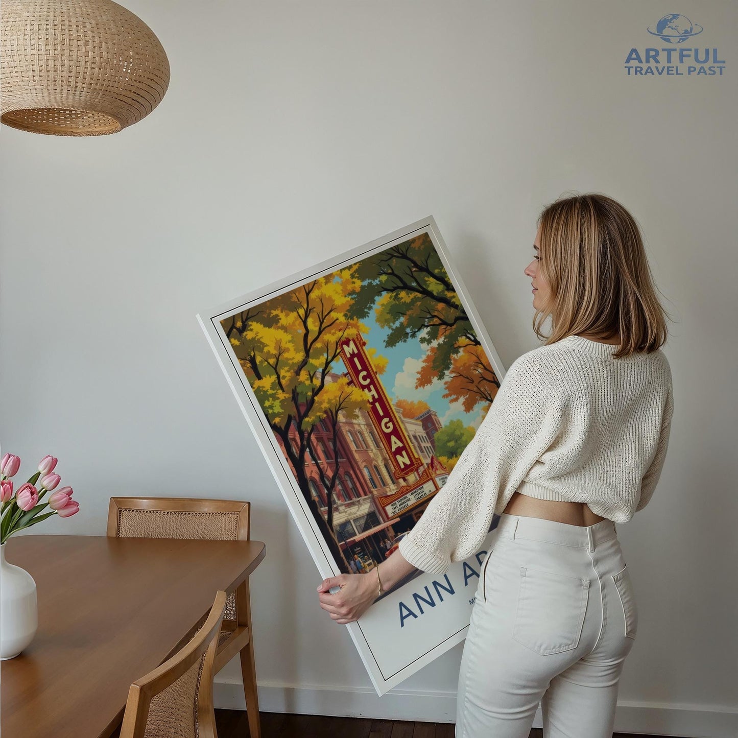 Ann Arbor Poster - Michigan Wall Art
