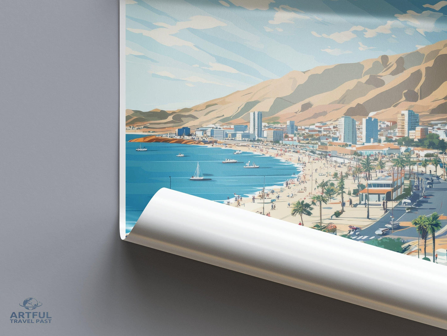 Antofagasta Poster - Chile Wall Art