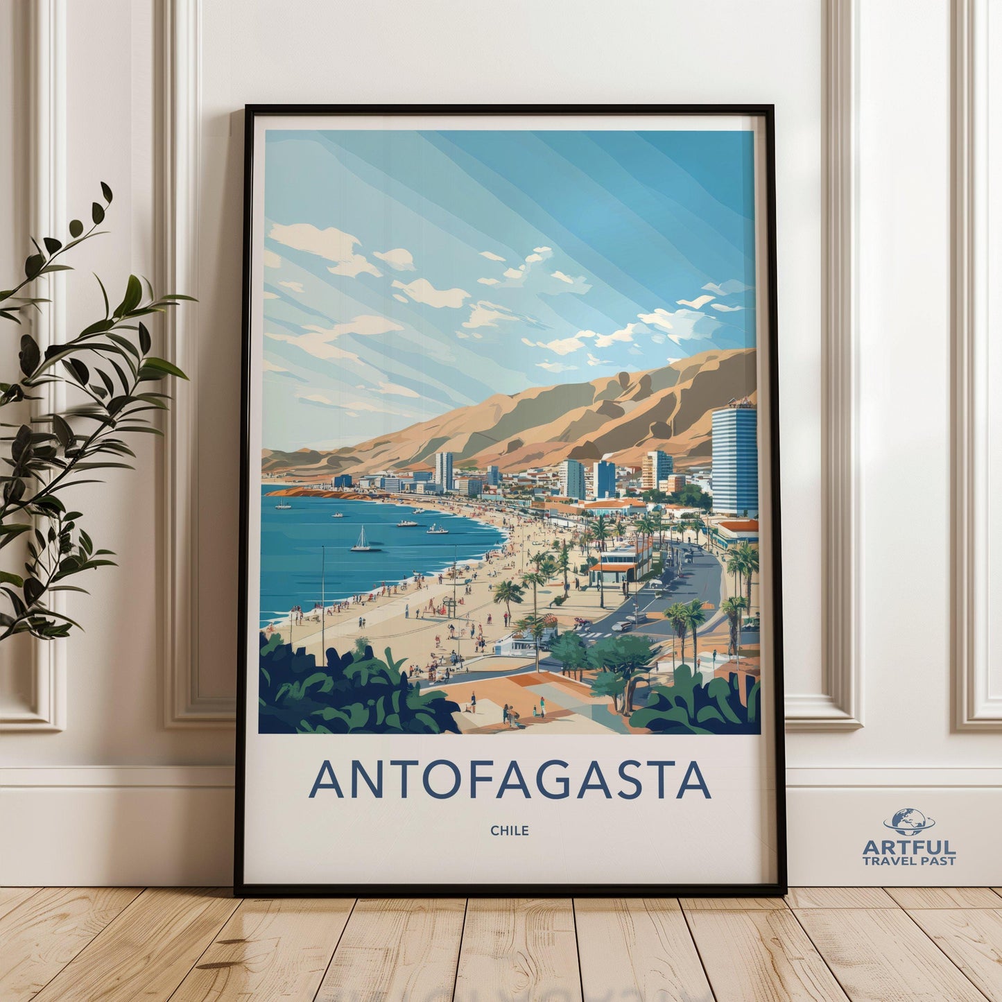Antofagasta Poster - Chile Wall Art