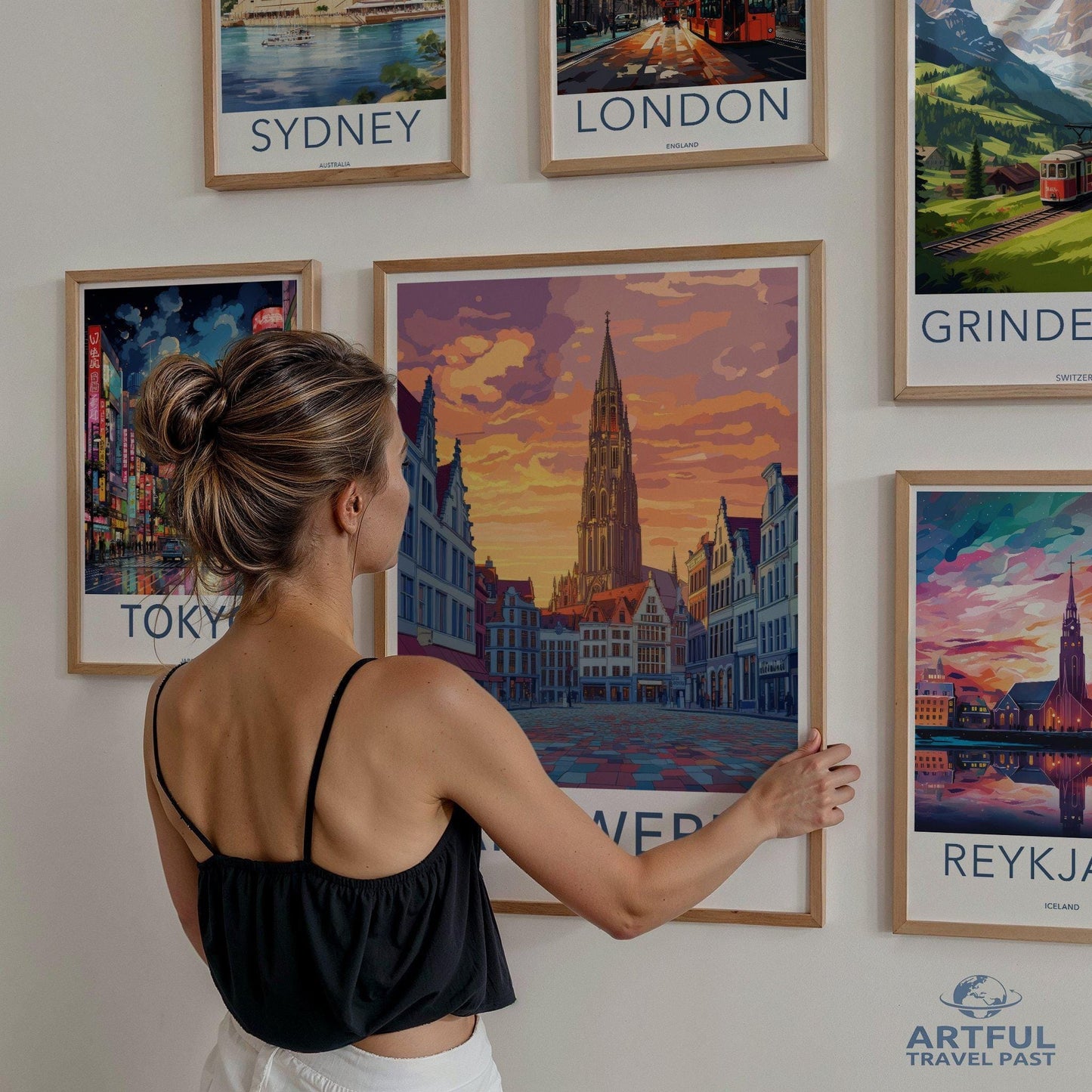 Antwerp Poster - Belgium Wall Art